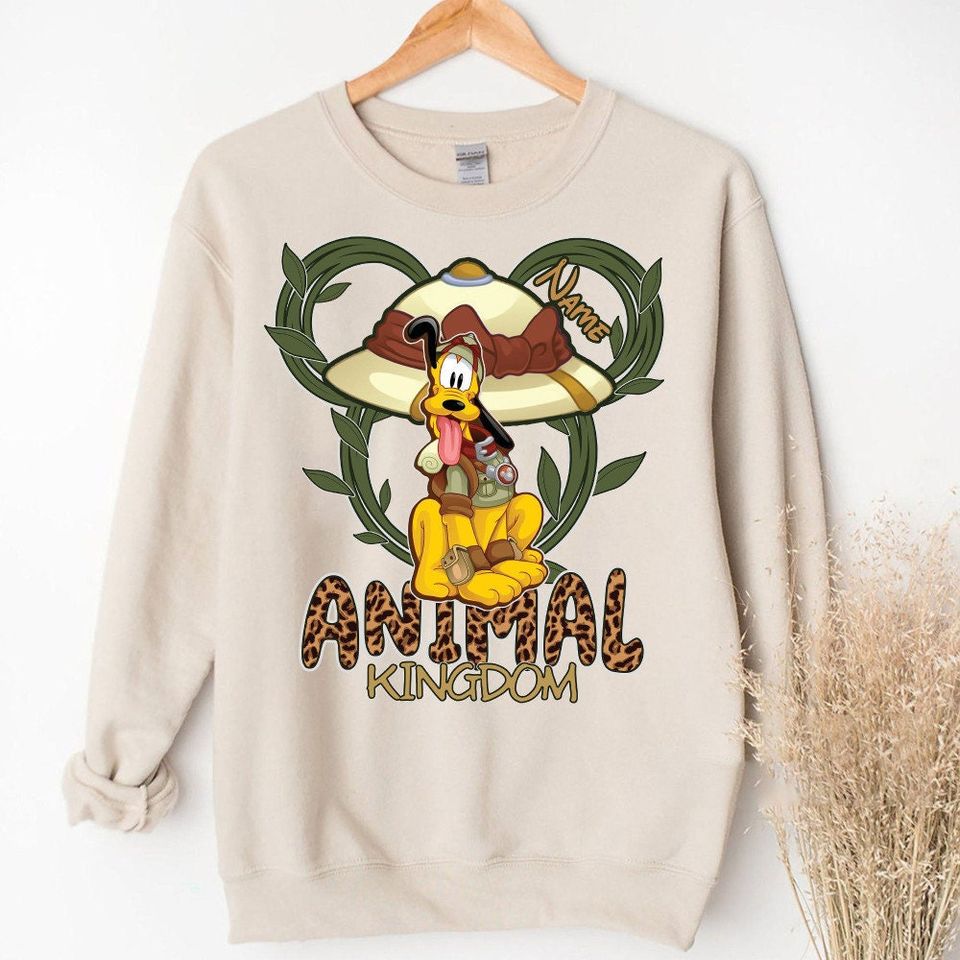 Custom Disney Pluto Animal Kingdom Unisex T-Shirt, Disney Silhouette Shirt