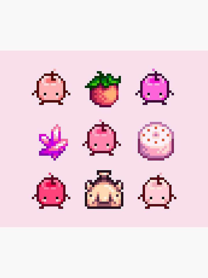 Stardew Valley Pink Junimo Mouse Pad