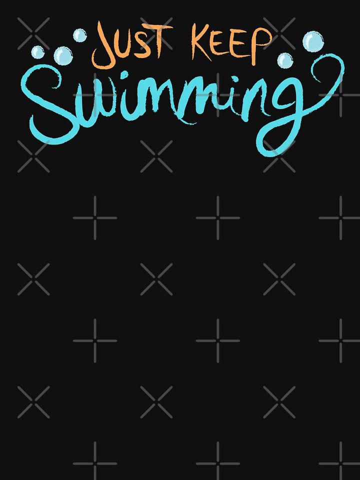 Just Keep Swimming Racerback Tank Top