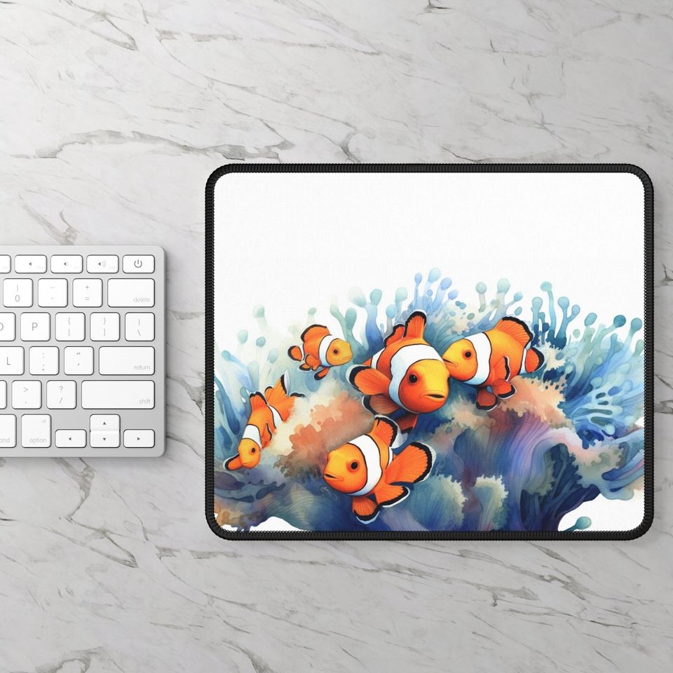 Gaming Mouse Pad - Clownfish, Nemo, Ocean