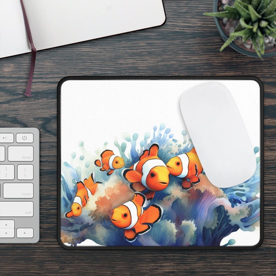 Gaming Mouse Pad - Clownfish, Nemo, Ocean