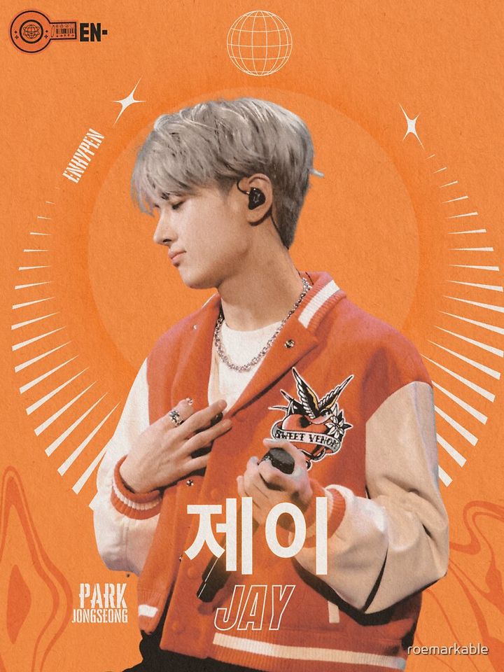 Enhypen Jay (Park Jongseong) Pullover Hoodie