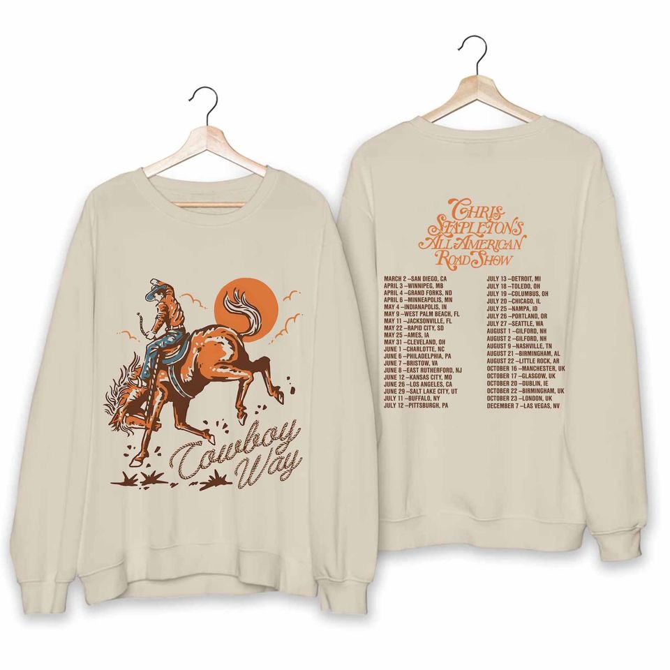 Chris Stapleton All American Road Show 2024 Tour Sweatshirt