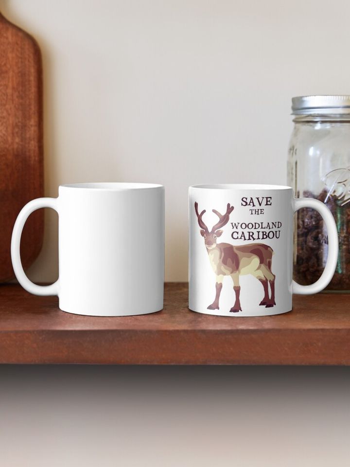Save The Woodland Caribou Coffee Mug