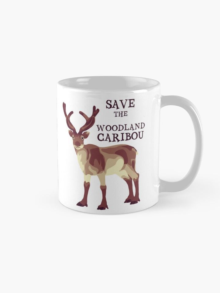Save The Woodland Caribou Coffee Mug