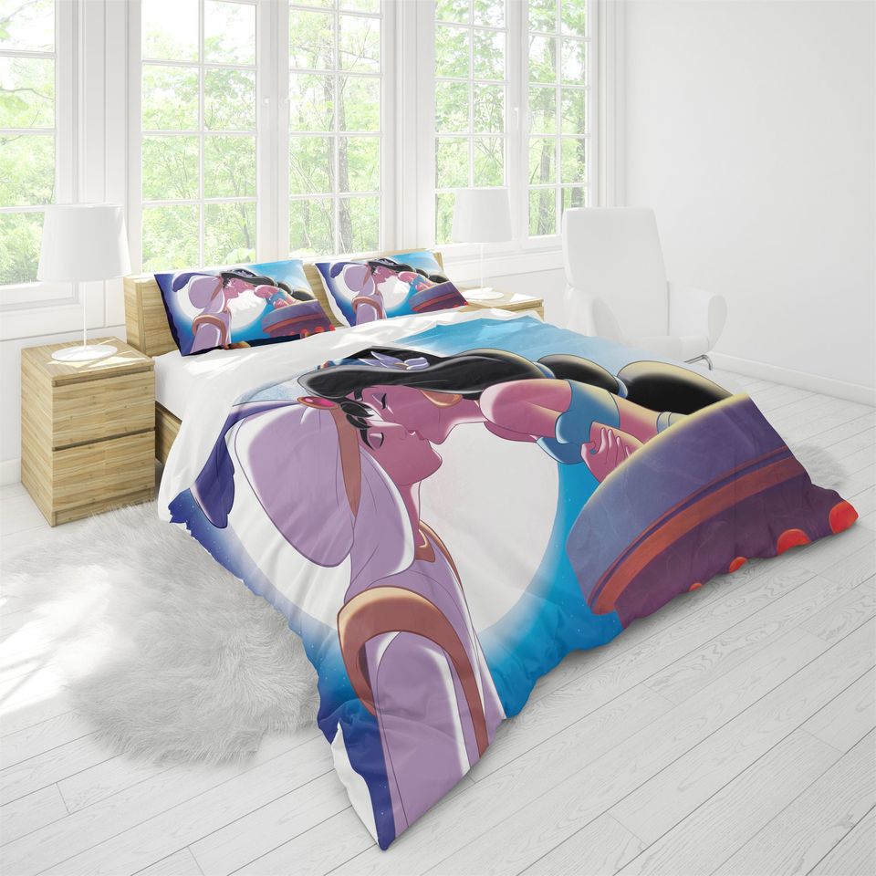 Princess Jasmine Bedding Set, Aladdin Bedding Set, Bedding Set