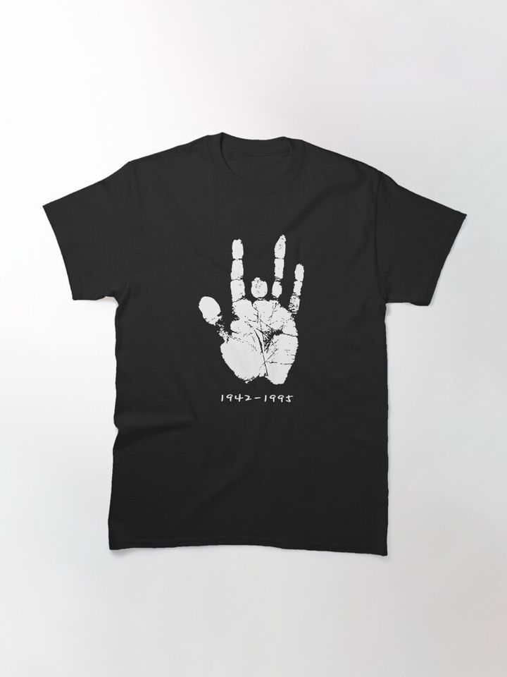 Jerry Garcia Hand print Classic T-Shirt