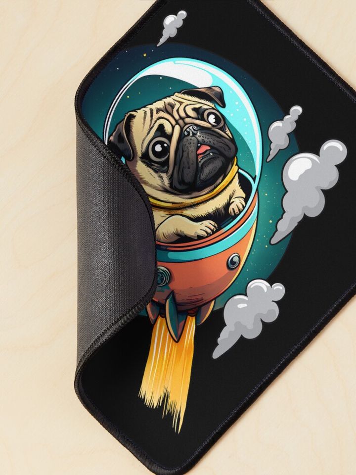 Pugs In Space Mouse Pad
