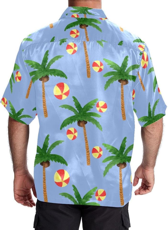 Coconut Trees and Leather Balls Summer Shirts
