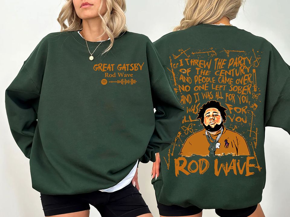 Rod Wave Nostalgia, Rod Wave, Nostalgia 90s Rap Music Sweatshirt