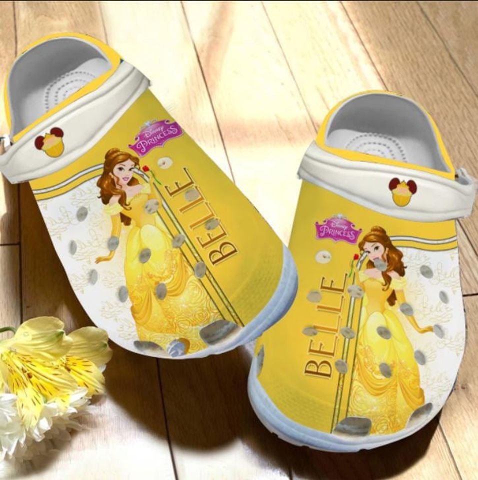 Belle Princess Clogs Shoes, Gift For Kids, Gift For Her