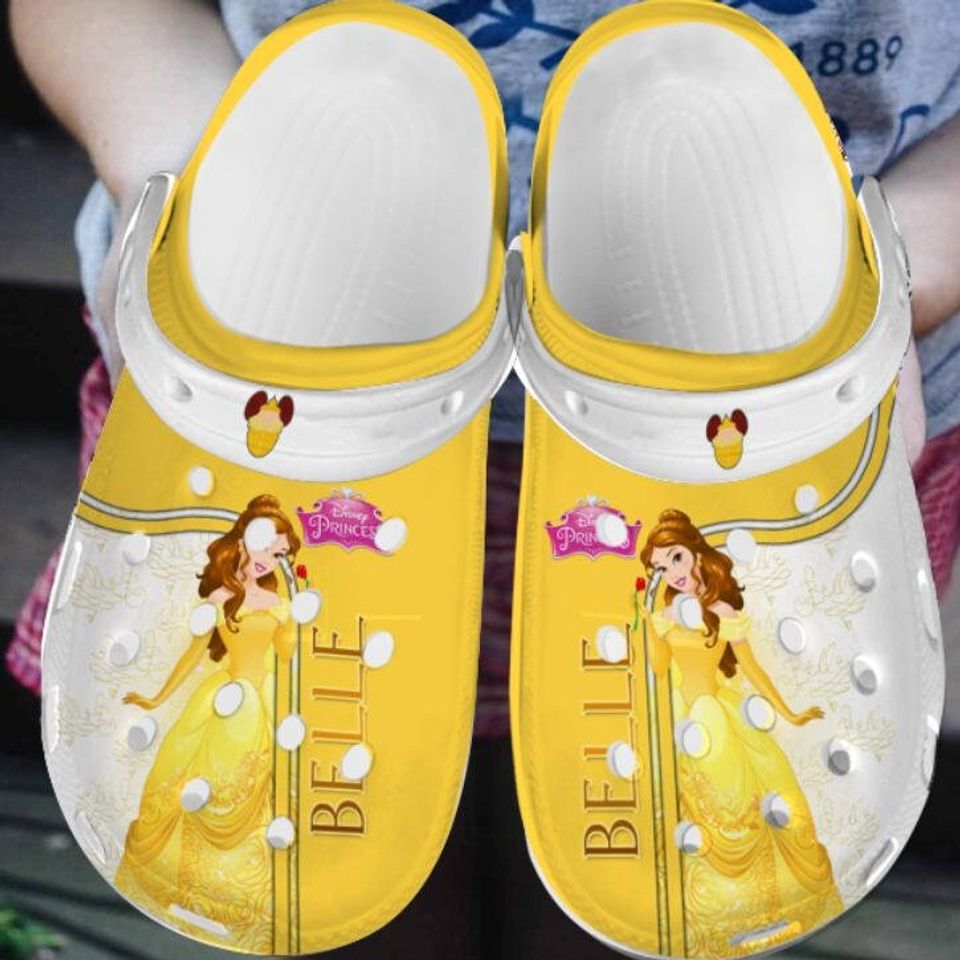 Belle Princess Clogs Shoes, Gift For Kids, Gift For Her