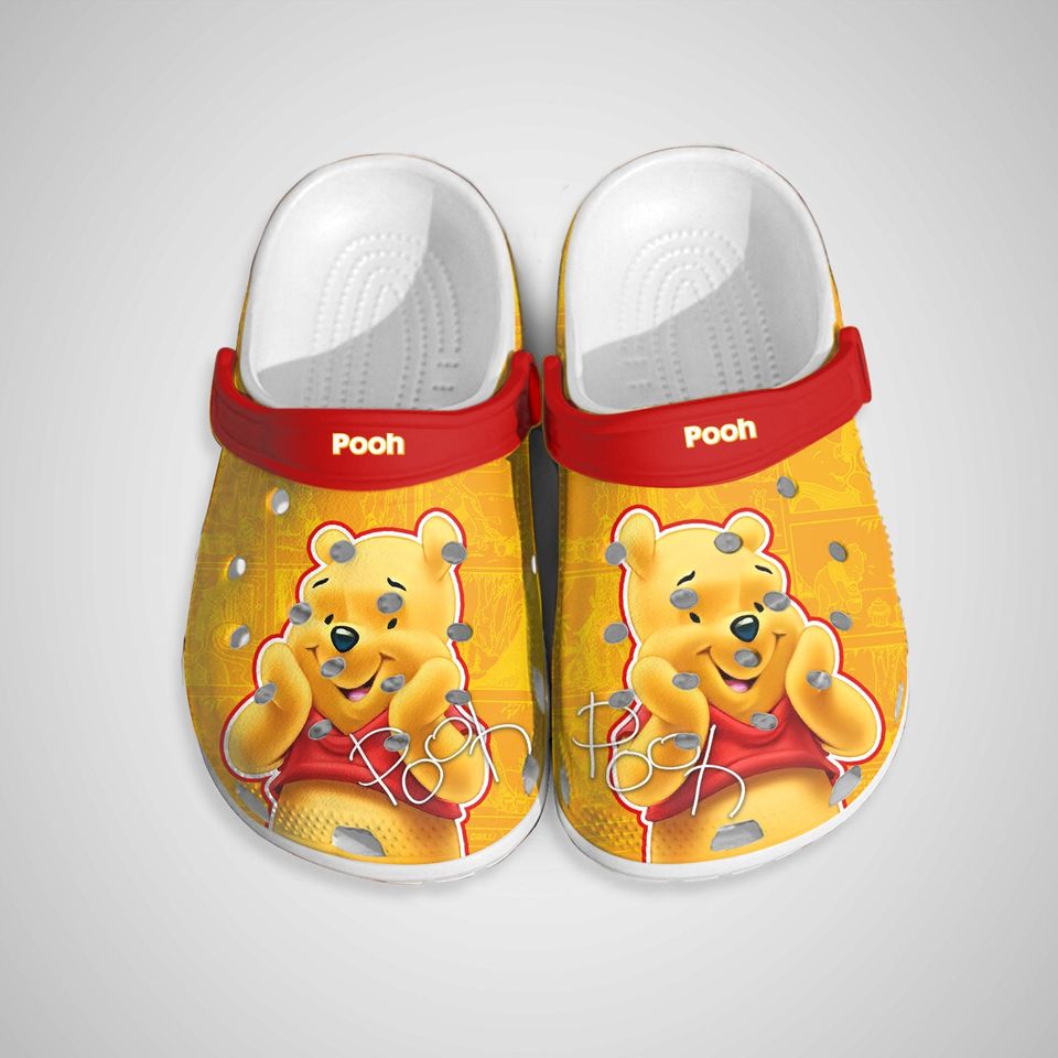 Pooh Clogs Shoes, Gift For Kids, Gift For Her