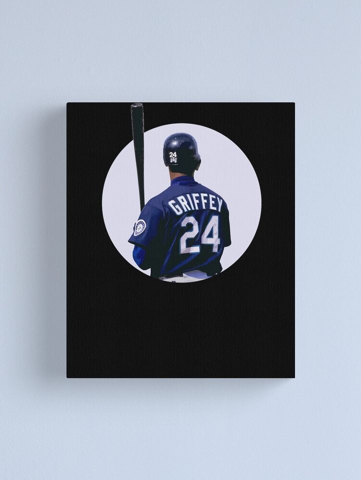 Ken Griffey Jr Canvas, Gift for baseball fan
