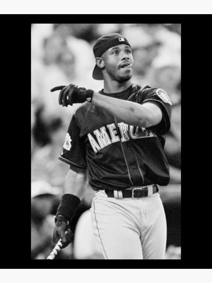 Ken Griffey Jr Canvas, Gift for baseball fan