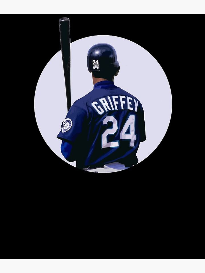 Ken Griffey Jr Canvas, Gift for baseball fan