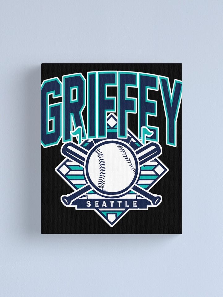 Ken Griffey Jr Canvas, Gift for baseball fan