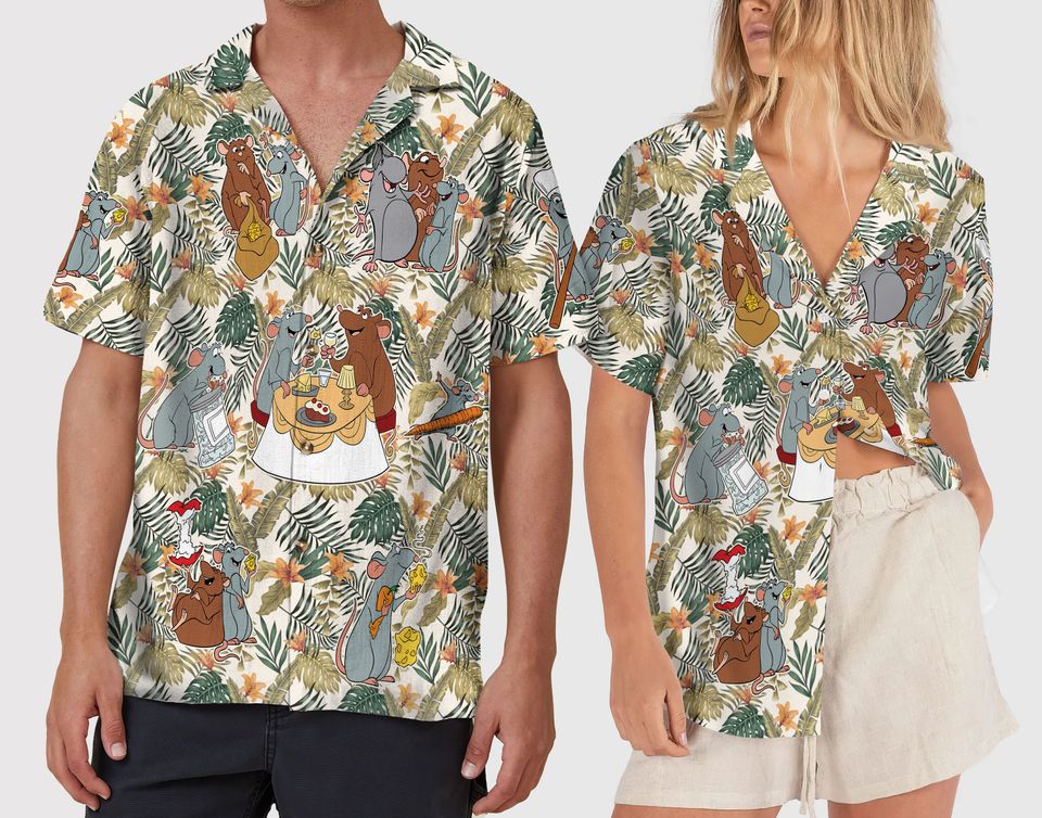 Vintage Disney Ratatouille Hawaiian Shirt Anyone Can Cook Hawaiian Shirt