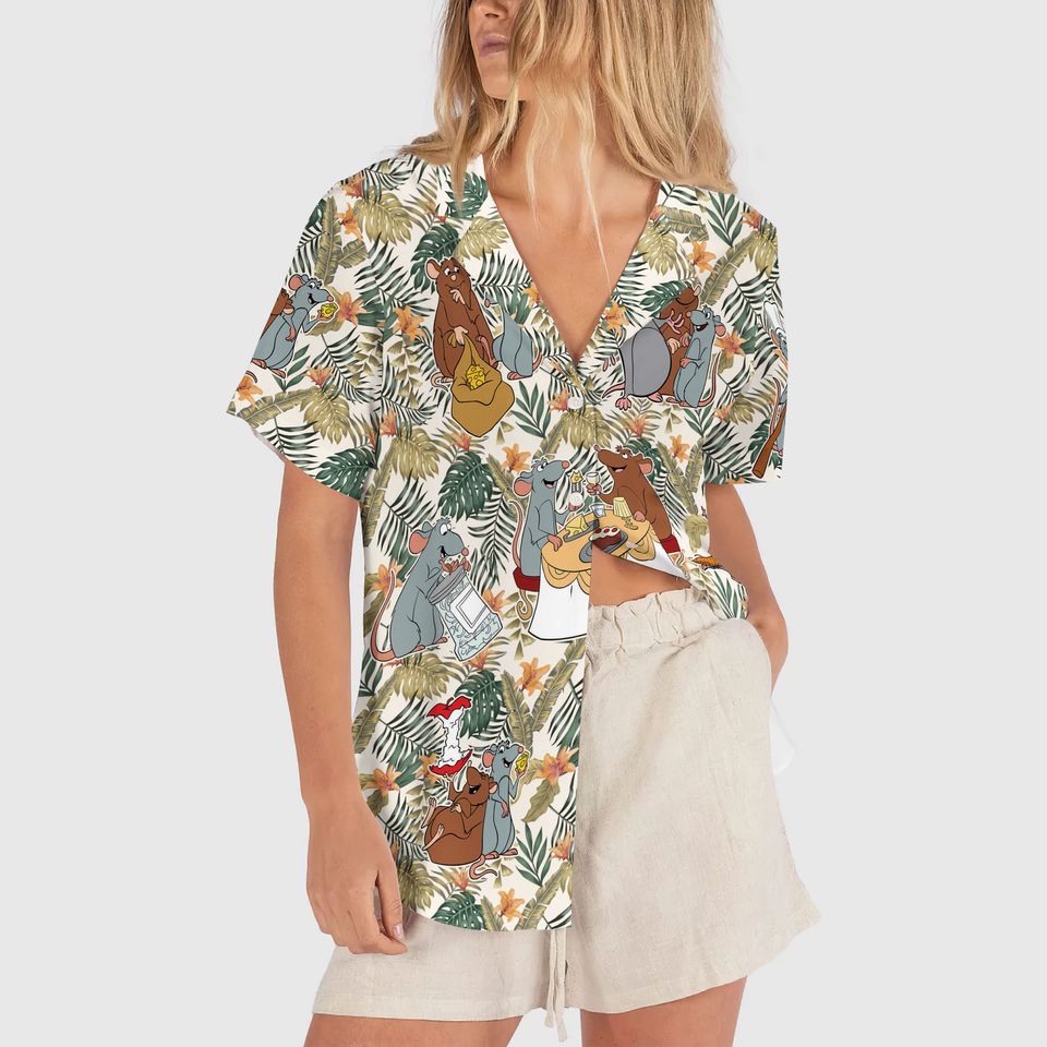Vintage Disney Ratatouille Hawaiian Shirt Anyone Can Cook Hawaiian Shirt