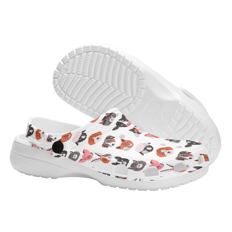 Animal Print Clogs