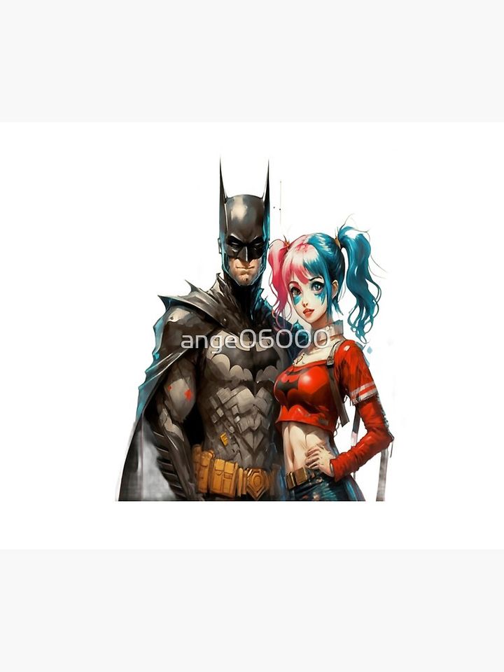 Batman and Harley Quinn Mouse Pad