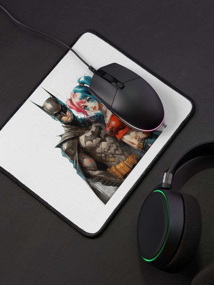 Batman and Harley Quinn Mouse Pad