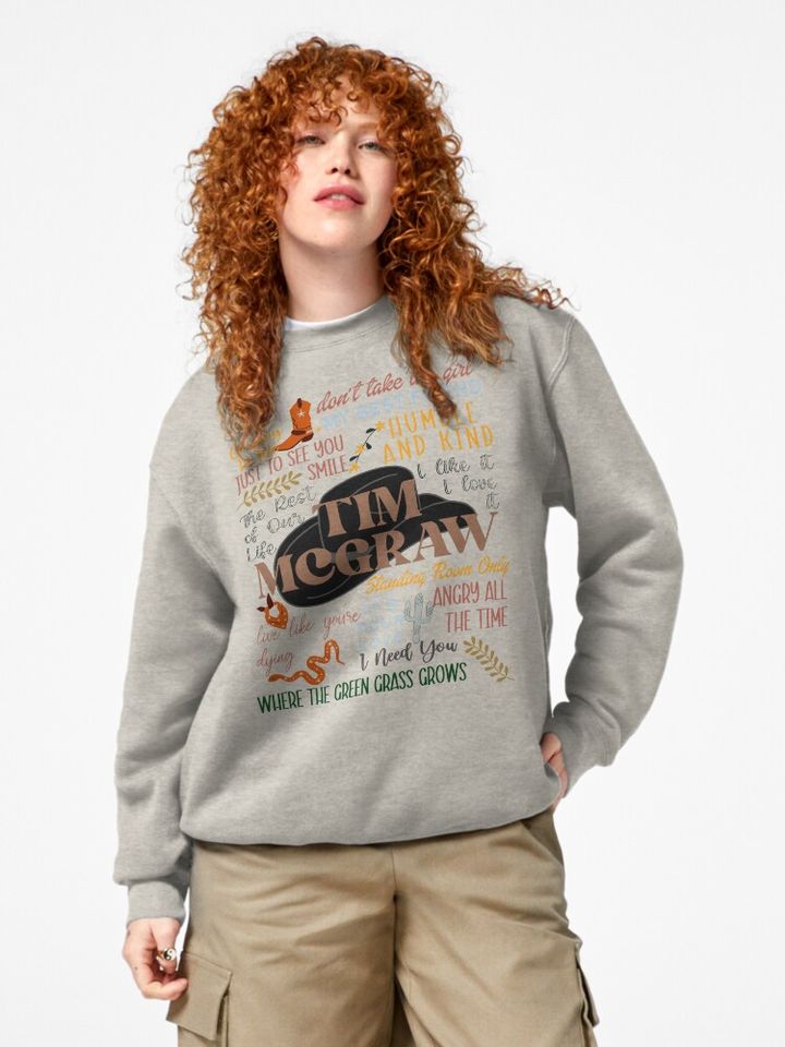 Tim McGraw Lyric Pullover Sweatshirt