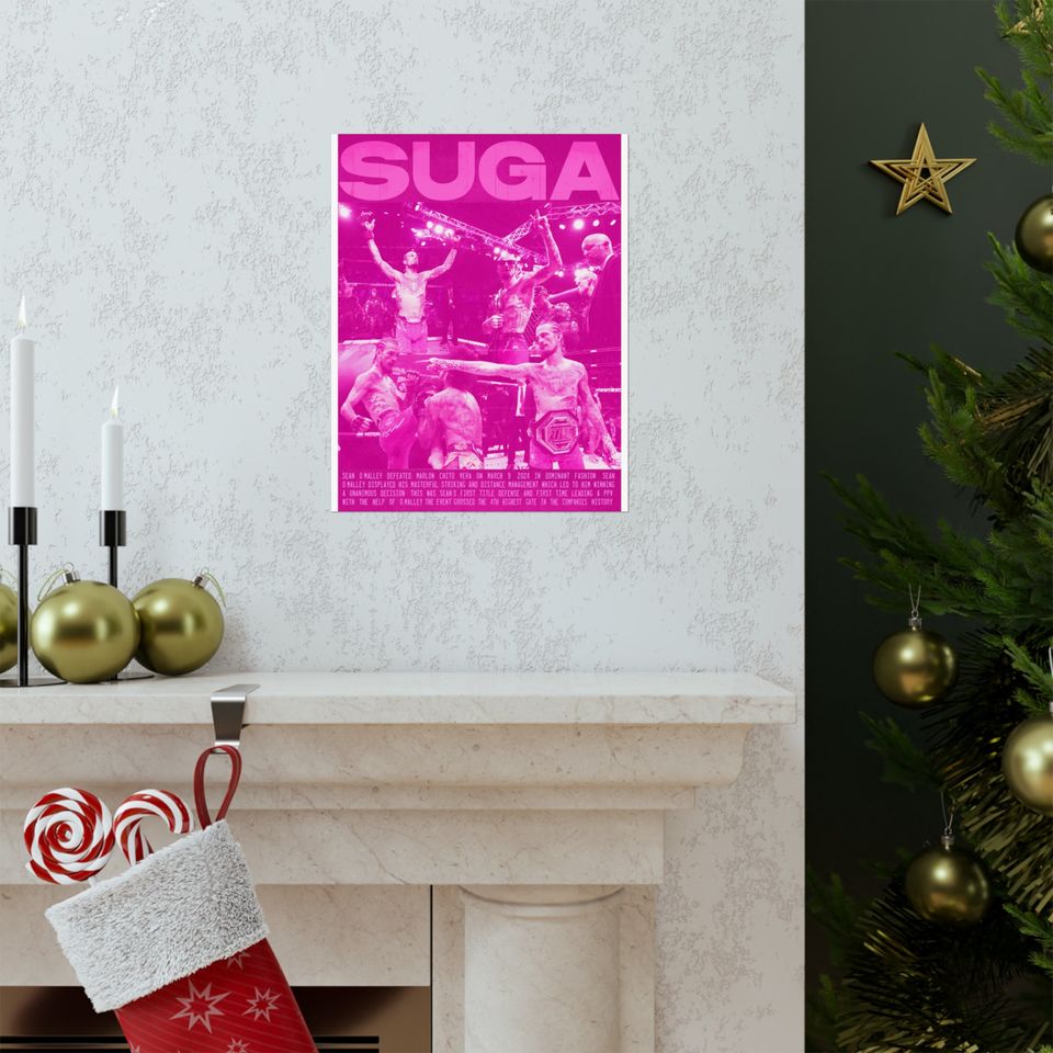 Suga Sean O'Malley Matte Vertical Posters