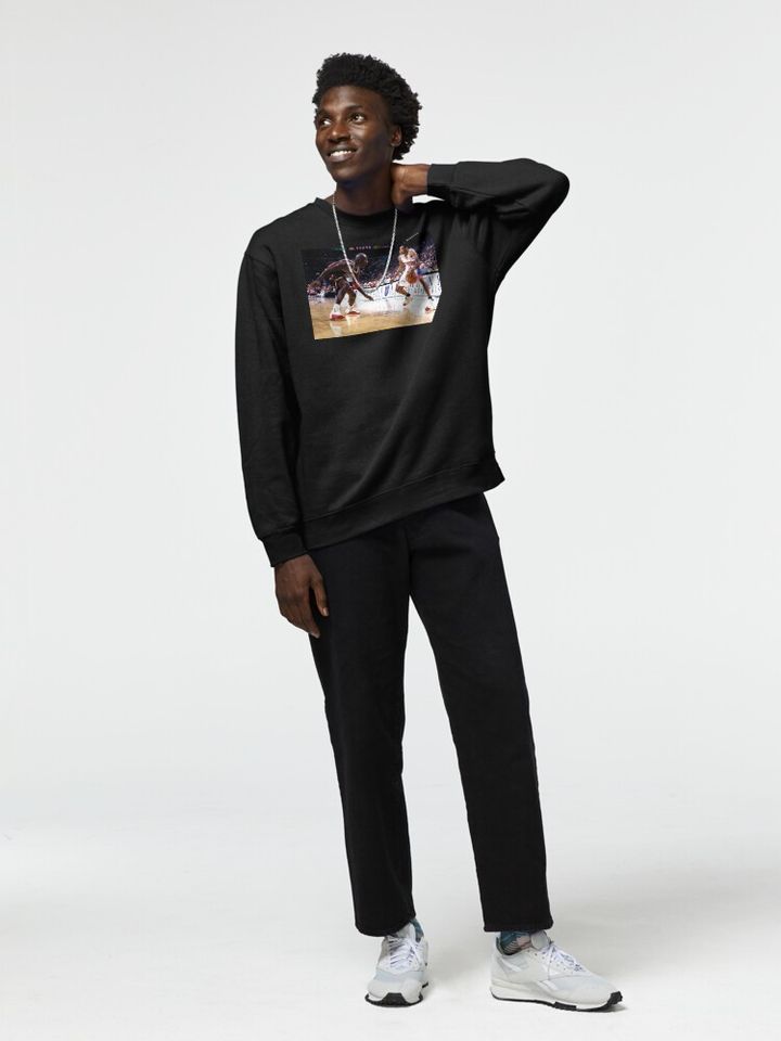 Allen Iverson crossing over Michael Pullover Sweatshirt