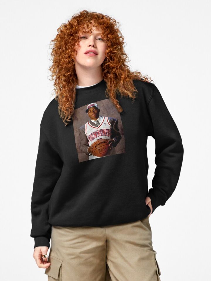 Allen Iverson Wallpaper Pullover Sweatshirt