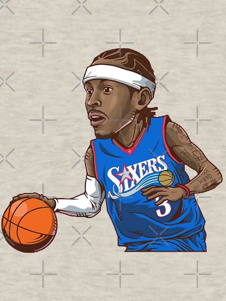 Allen Iverson Art Chibi Pullover Sweatshirt