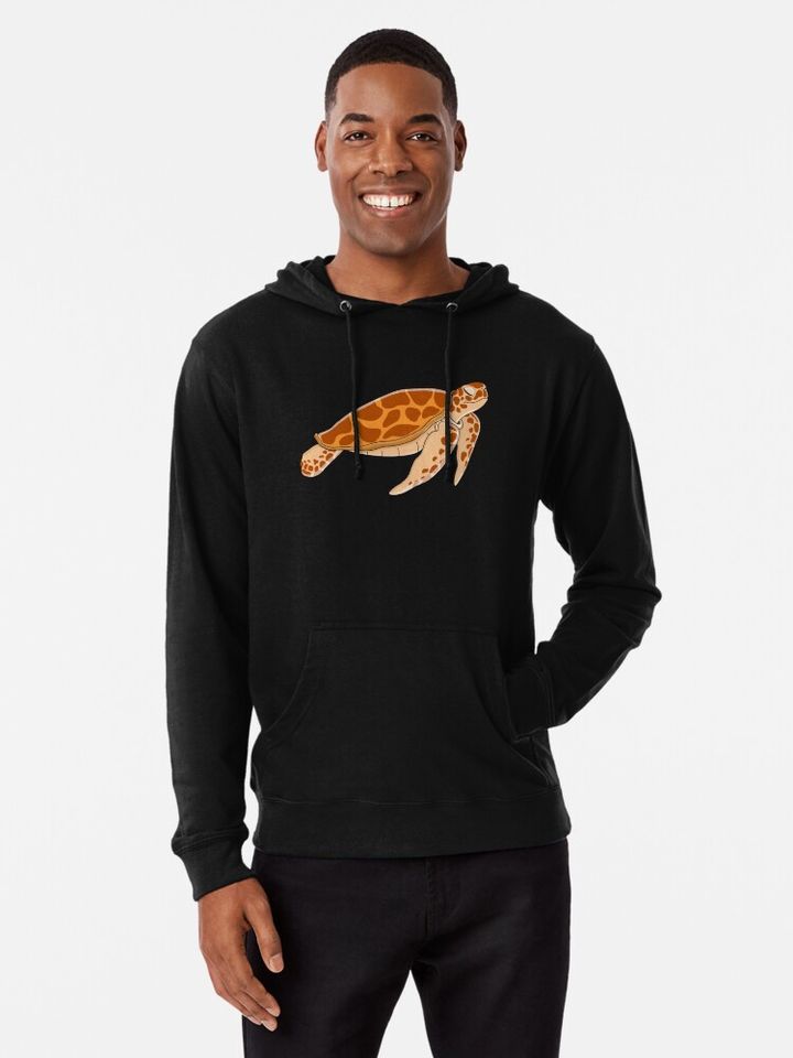 Happy Turtle Lightweight Hoodie