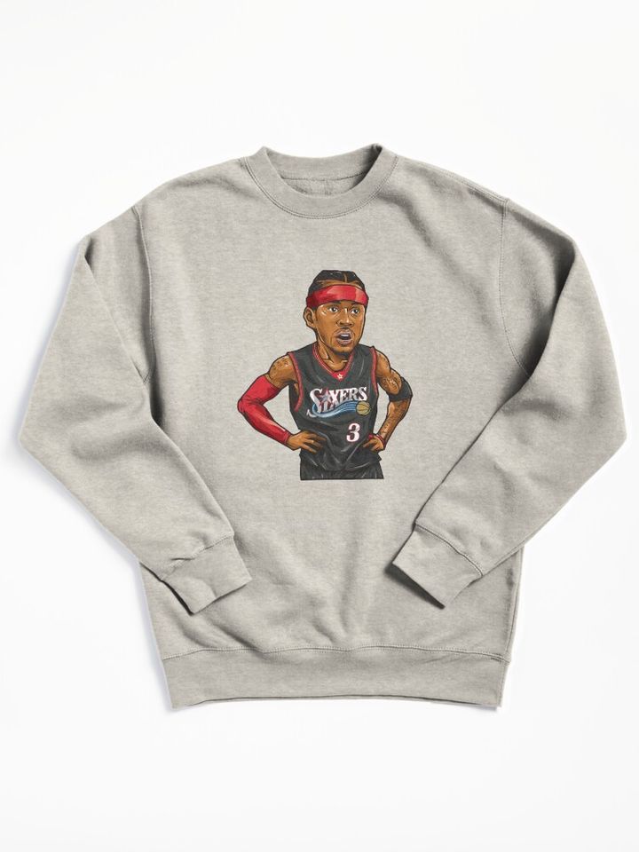 Allen Iverson Art Chibi Pullover Sweatshirt