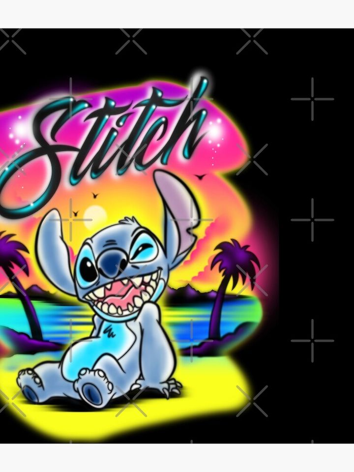 Airbrush Stitch Backpack, Thanksgiving, Christmas Day Backpack