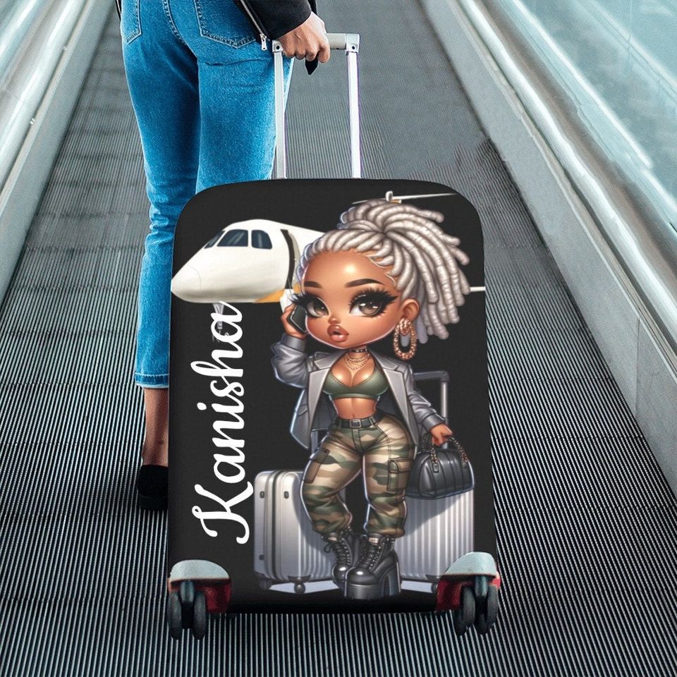 Chibi Flights not Feelings Luggage Cover