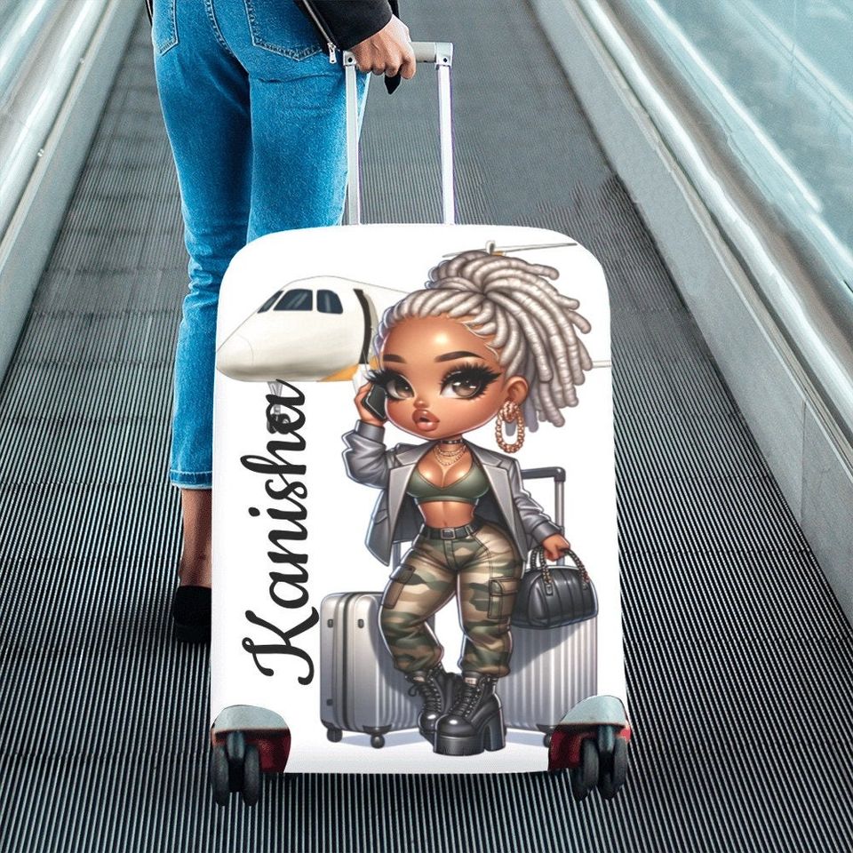 Chibi Flights not Feelings Luggage Cover