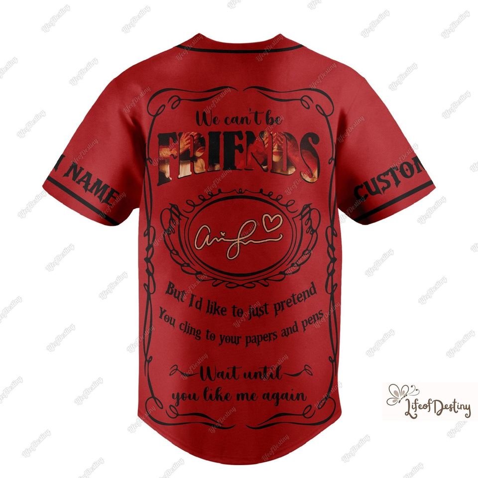 Personalized Ariana Baseball Jersey, Eternal Sunshine Baseball Jersey