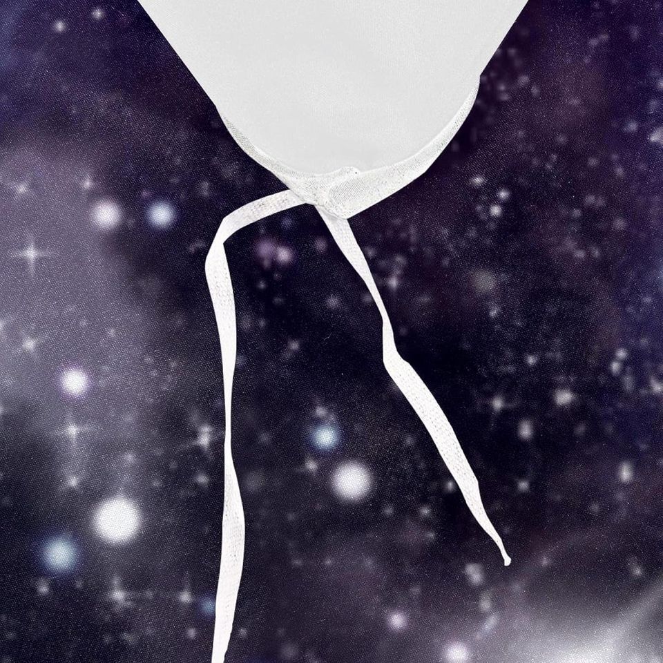 Galaxy Purple Starry Sky Printed  Bedding Set