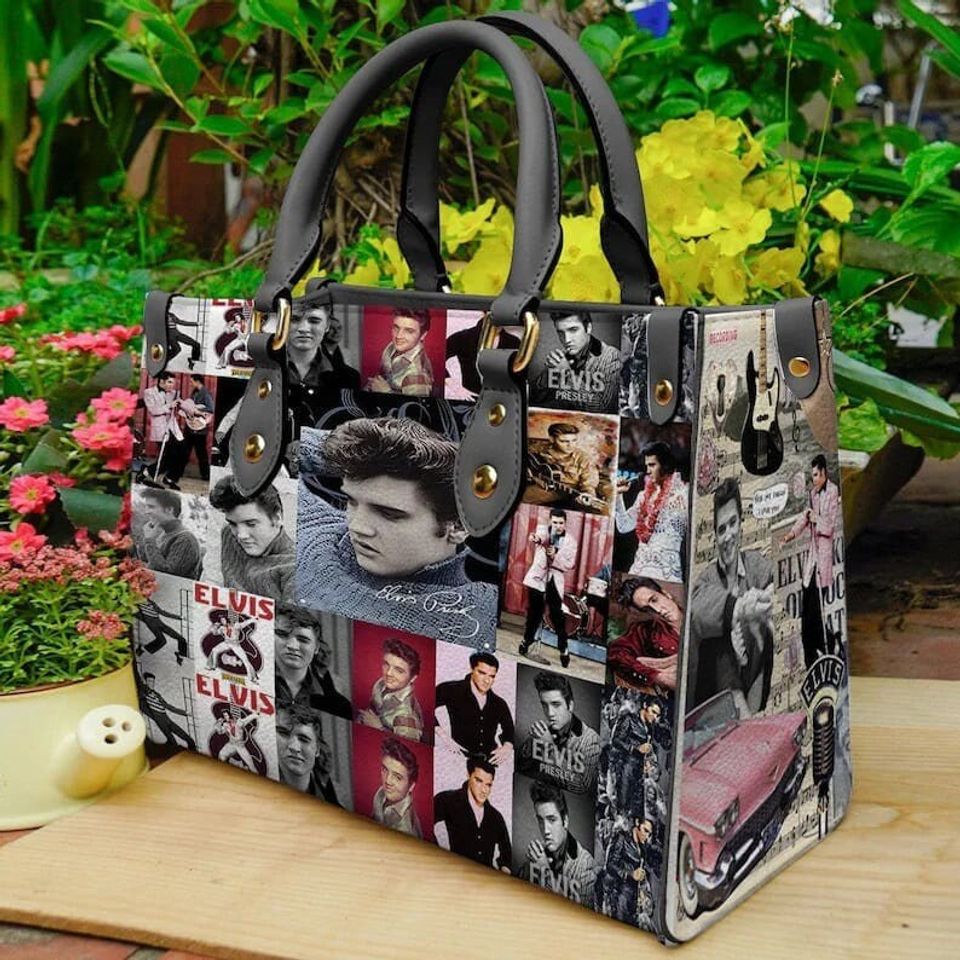 Vintage Elvis Presley Leather bag