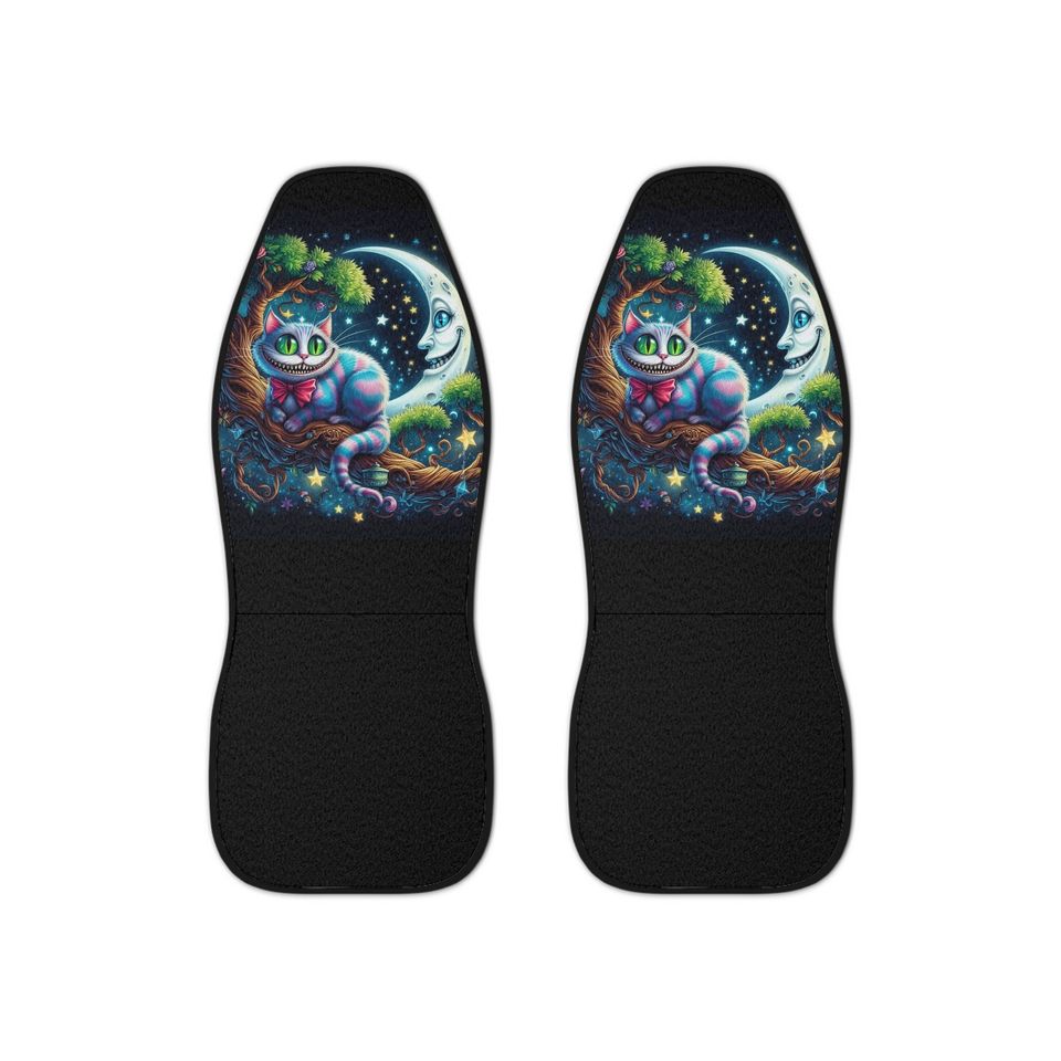 Whimsical Cheshire Cat Car Seat Covers