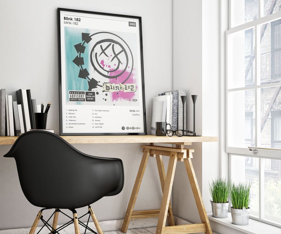 B182 Self-Titled Album, Pop Punk Anthem Poster