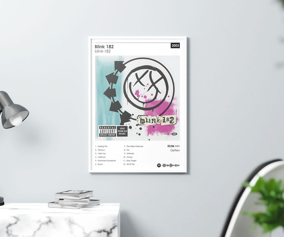 B182 Self-Titled Album, Pop Punk Anthem Poster