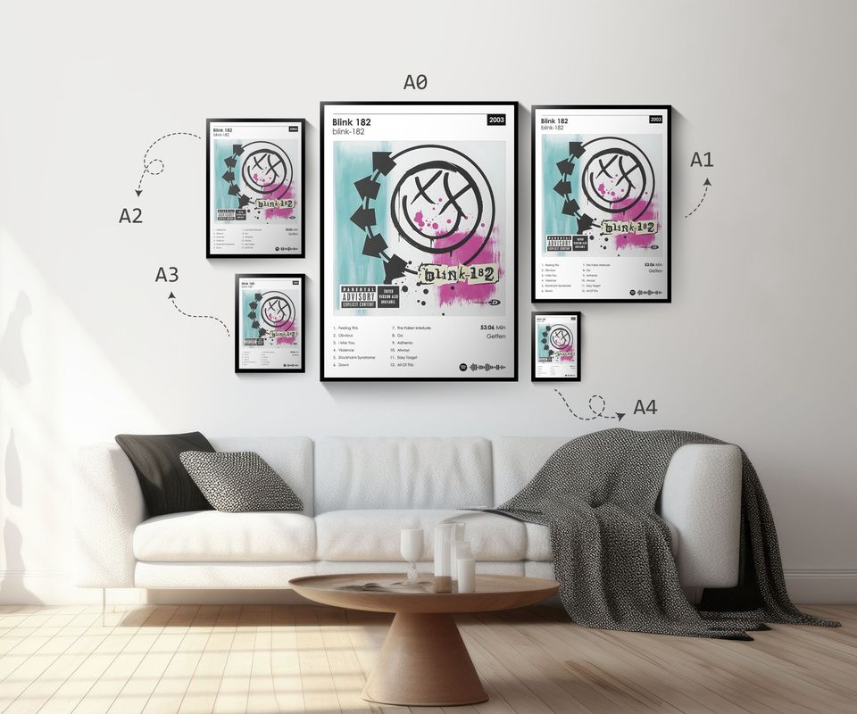 B182 Self-Titled Album, Pop Punk Anthem Poster