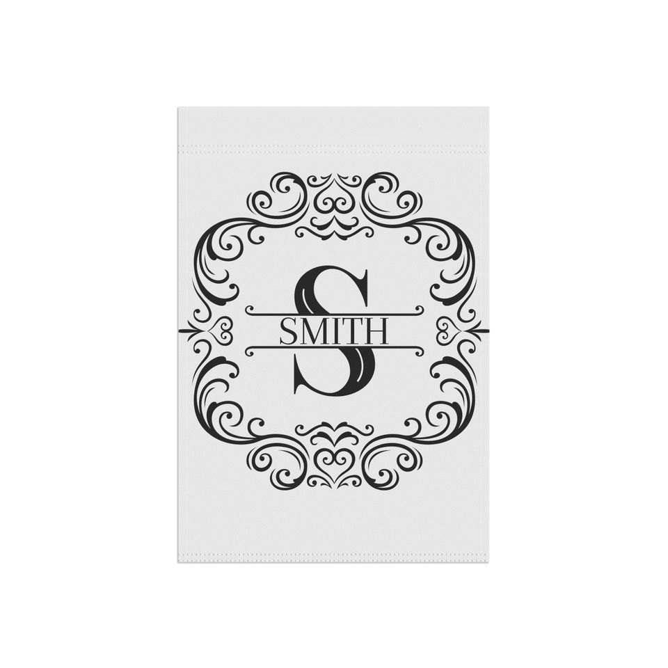 Personalized monogram house flags