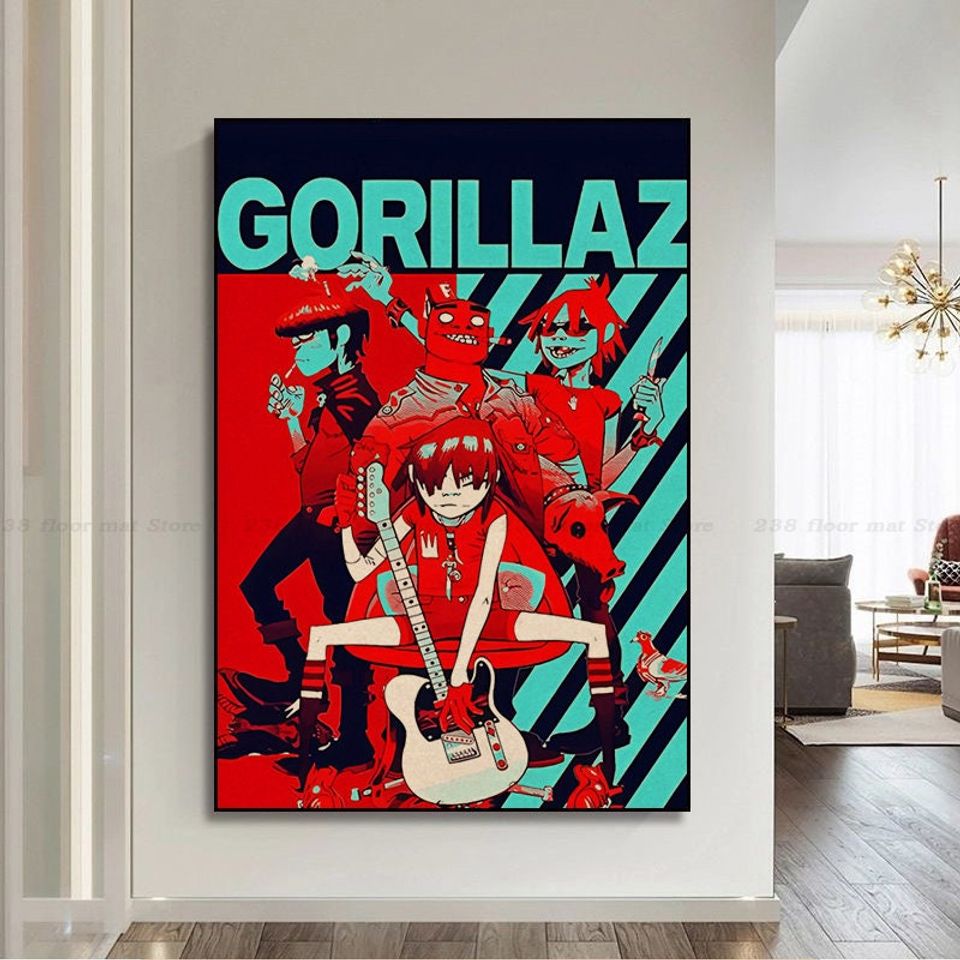 Gorillaz Poster, Room Decoration