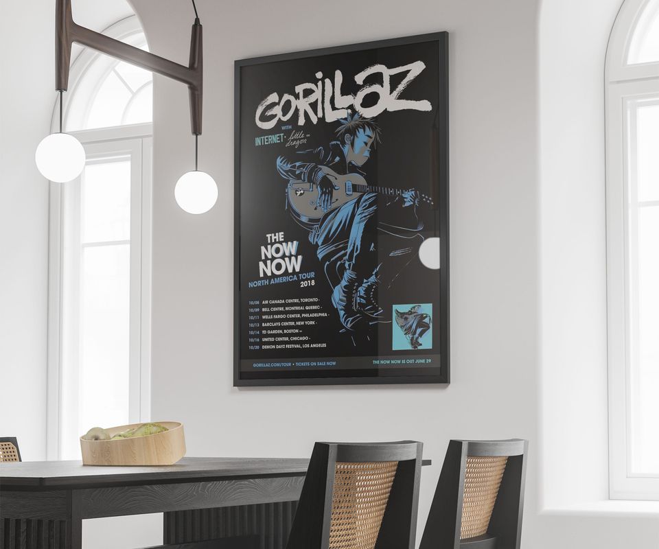Gorillaz Poster, Room Decoration