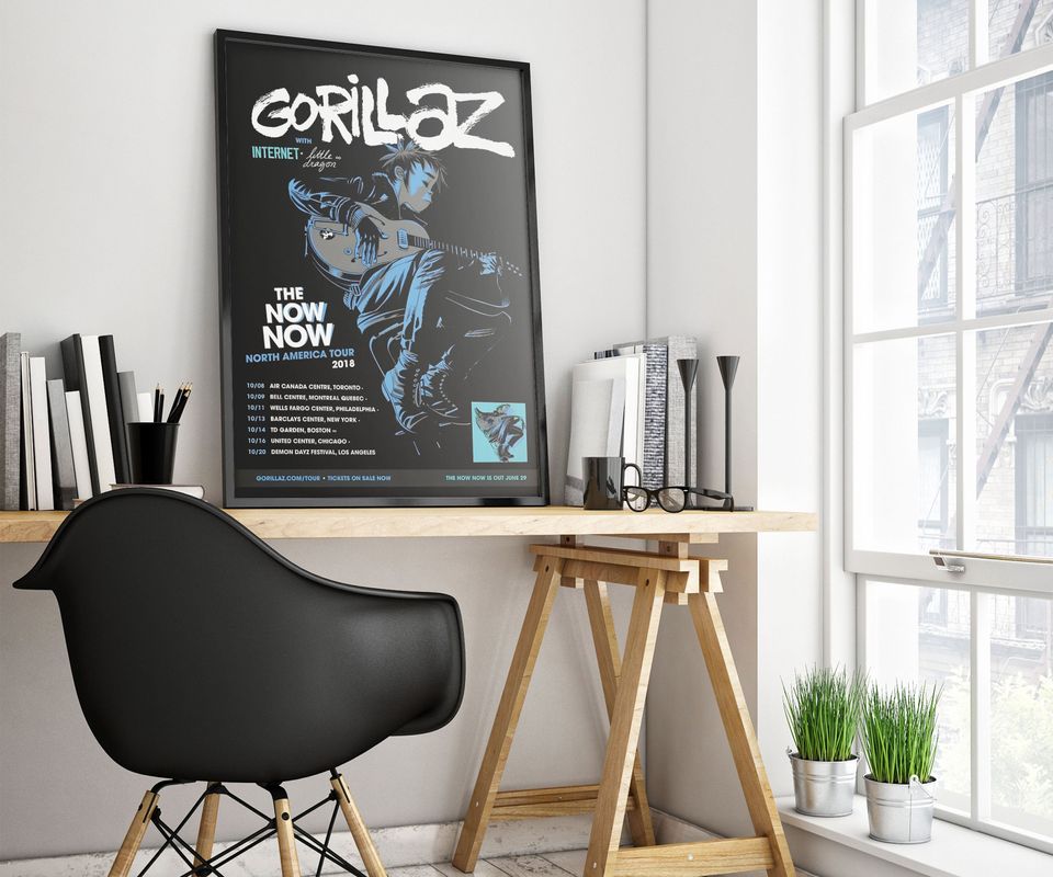 Gorillaz Poster, Room Decoration
