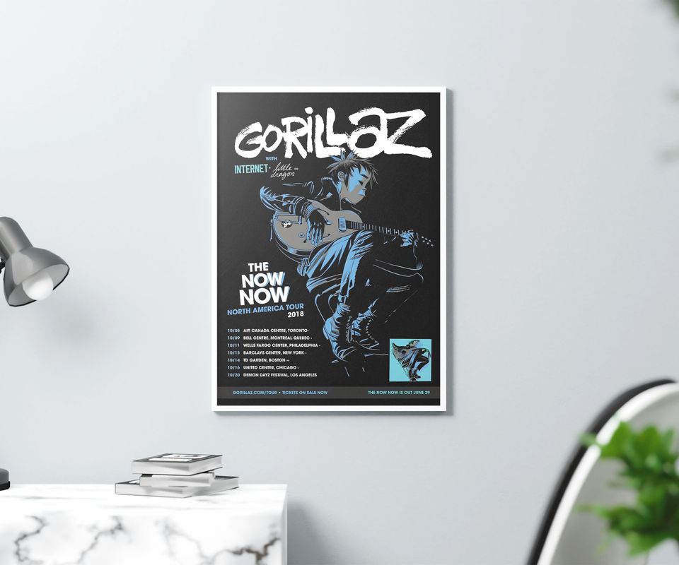 Gorillaz Poster, Room Decoration