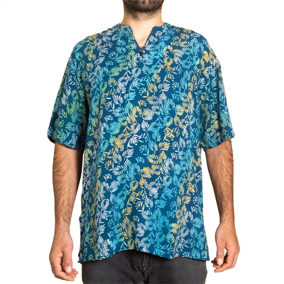 SHIRT batik design without collar | 100% natural viscose