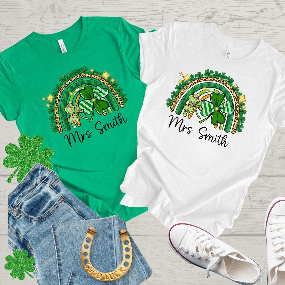 CUSTOM St Patricks Day Shirt, Teacher Shirt